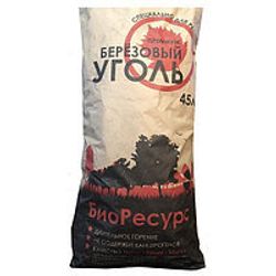 Уголь березовый 45л красный (М)