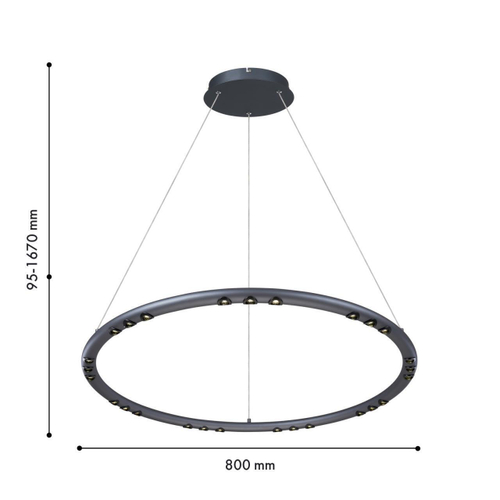 Подвесная светодиодная люстра Favourite Celler 4321-8P