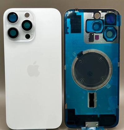 Крышка iPhone 16 Pro Max White Titanium/ Белый Титан ориг
