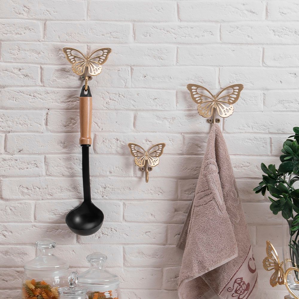 Крючок Бабочка Эир средний Айвори