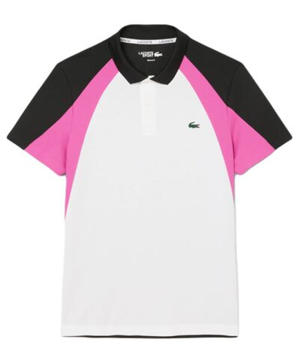 Теннисное поло Lacoste Colour-Block Printed Tennis