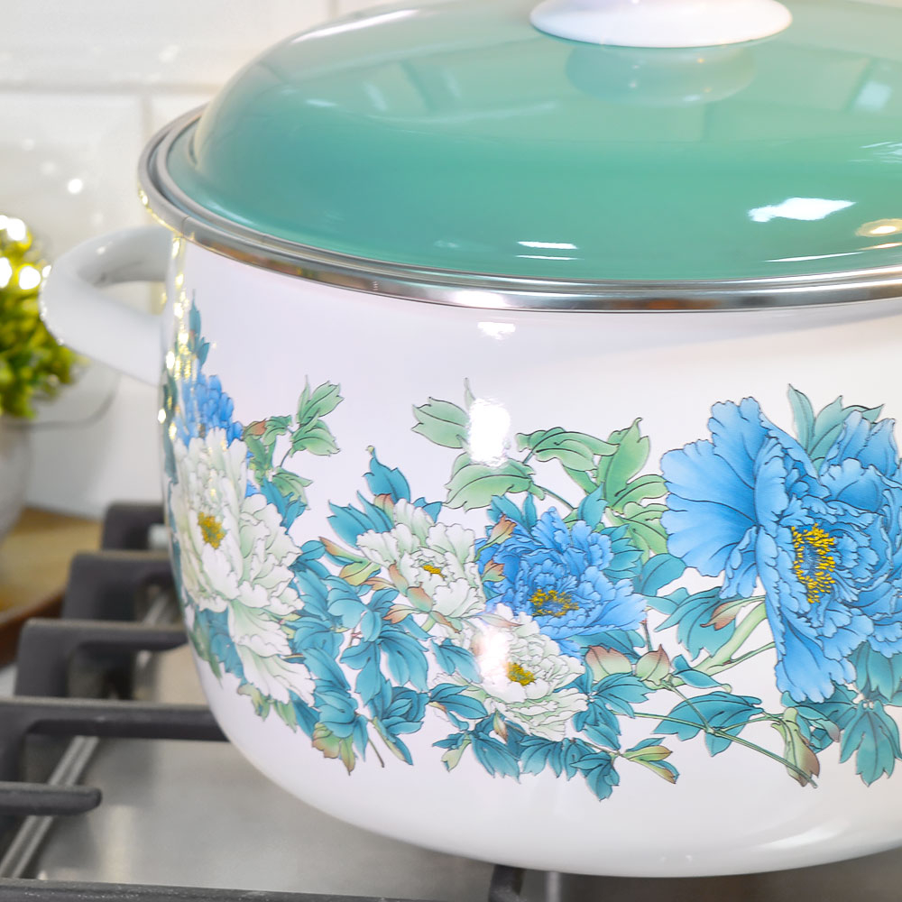 Кастрюля 5,5л "Голубой лотос"