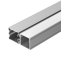 Профиль с экраном ALU-BASE-PW35S-2000 ANOD+FROST AG (Arlight, Металл) 021947