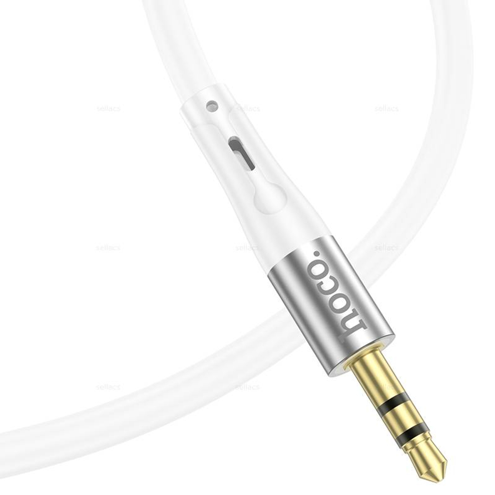 Аудио кабель AUX на Type-C Hoco UPA22 (white)