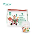 Offspring трусики-подгузники, XL 12-20 кг  30 шт  расцветка Новый год