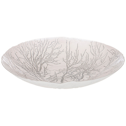 БЛЮДО ГЛУБОКОЕ "TREE" SILVER 32 СМ