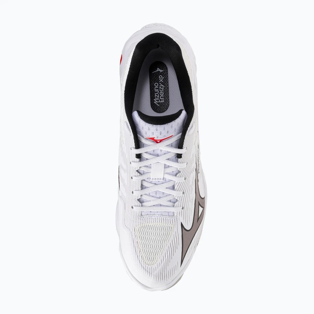 Кроссовки волейбольные Mizuno Wave Lightning Elite white/black/fiery red