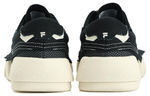 FILA POP non-slip wear-resistant low-top canvas shoes men's black and white