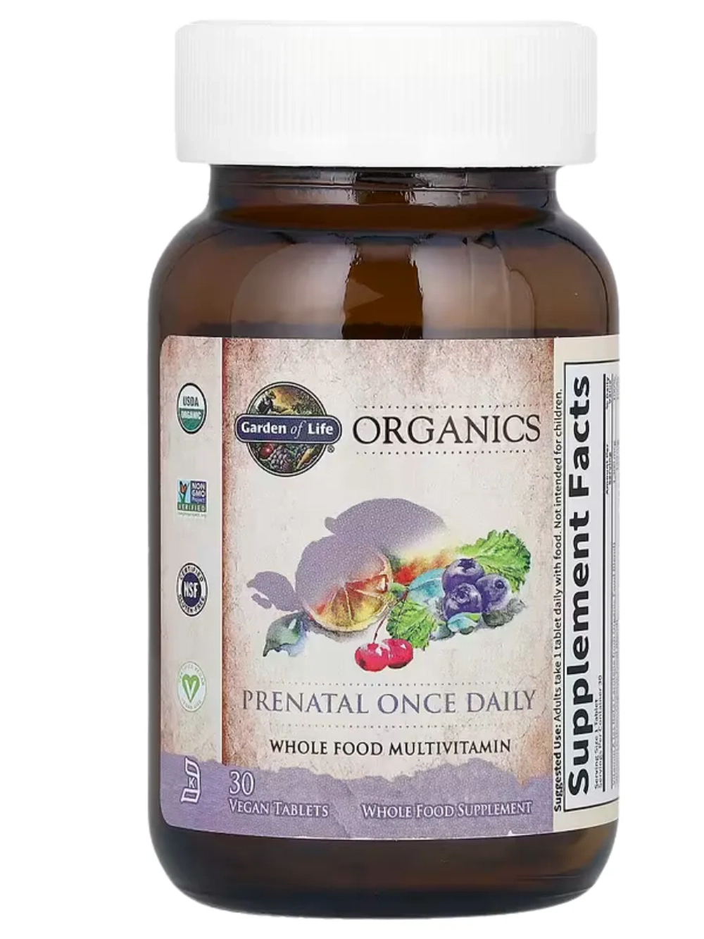 Organics Пренатальный комплекс 30 таблеток