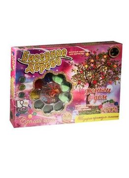 Набор для творчества Сделай сам. Бисерные деревья. ДЕНЕЖНОЕ ДЕРЕВО