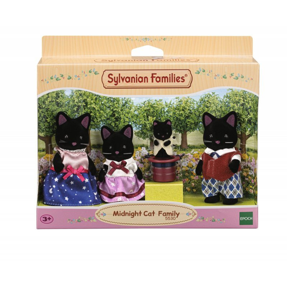 Sylvanian Families Семья черных кошек 5530