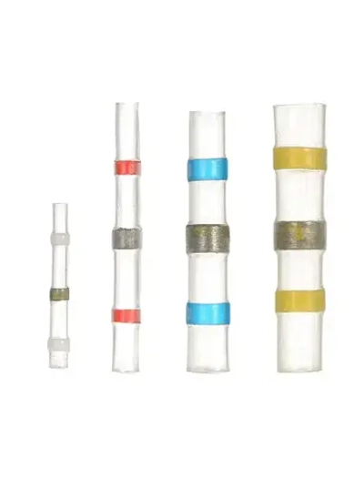 Термоусадка для проводов с клеевым слоем и припоем 100 шт; набор термоусадочных трубок