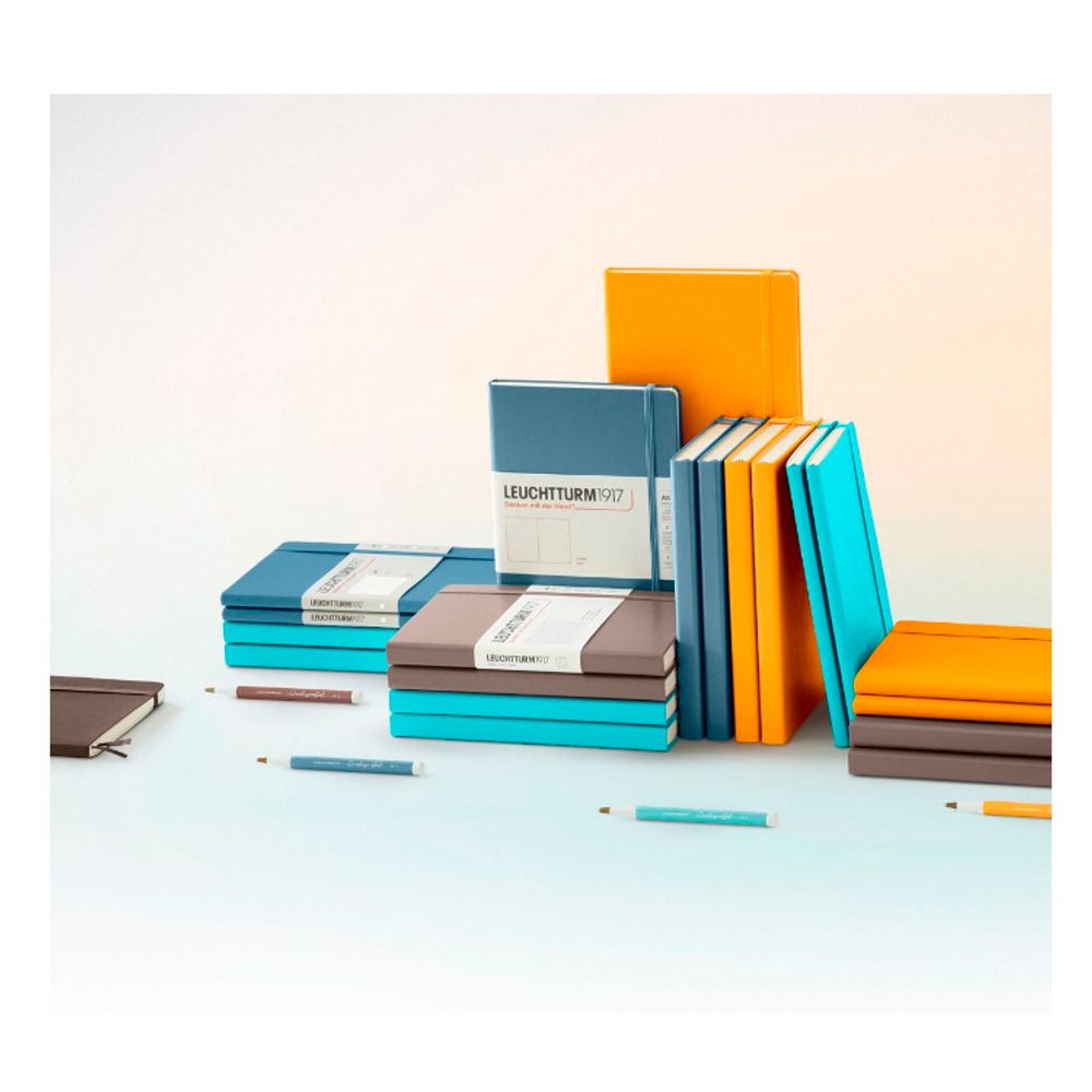 Блокнот Leuchtturm1917 Rising Colours A5 в клетку с твердой обложкой (363393)