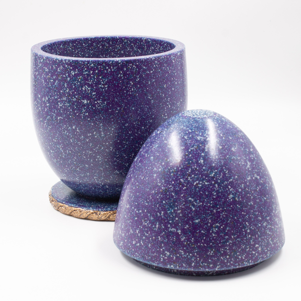 Урна для праха "Фаберже" синяя