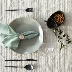 Набор столовых приборов 24 предмета на 6 персон Cristema Rabat черный