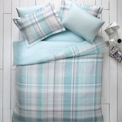 Постельное белье SCOTCH зеленый  deluxe TIVOLYO HOME Турция