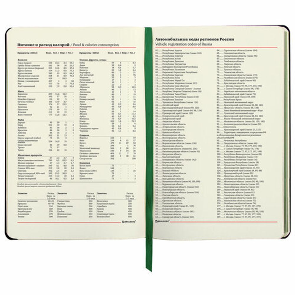 Ежедневник недатированный А5 (138х213 мм), BRAUBERG VISTA, под кожу, твердый, 136 л., "Thickets", 112028