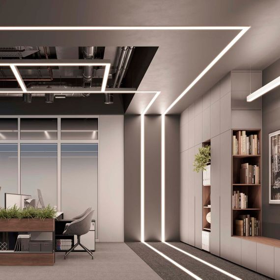 Профиль встраиваемый Arlight Floor60-H26-3000 Anod 046413