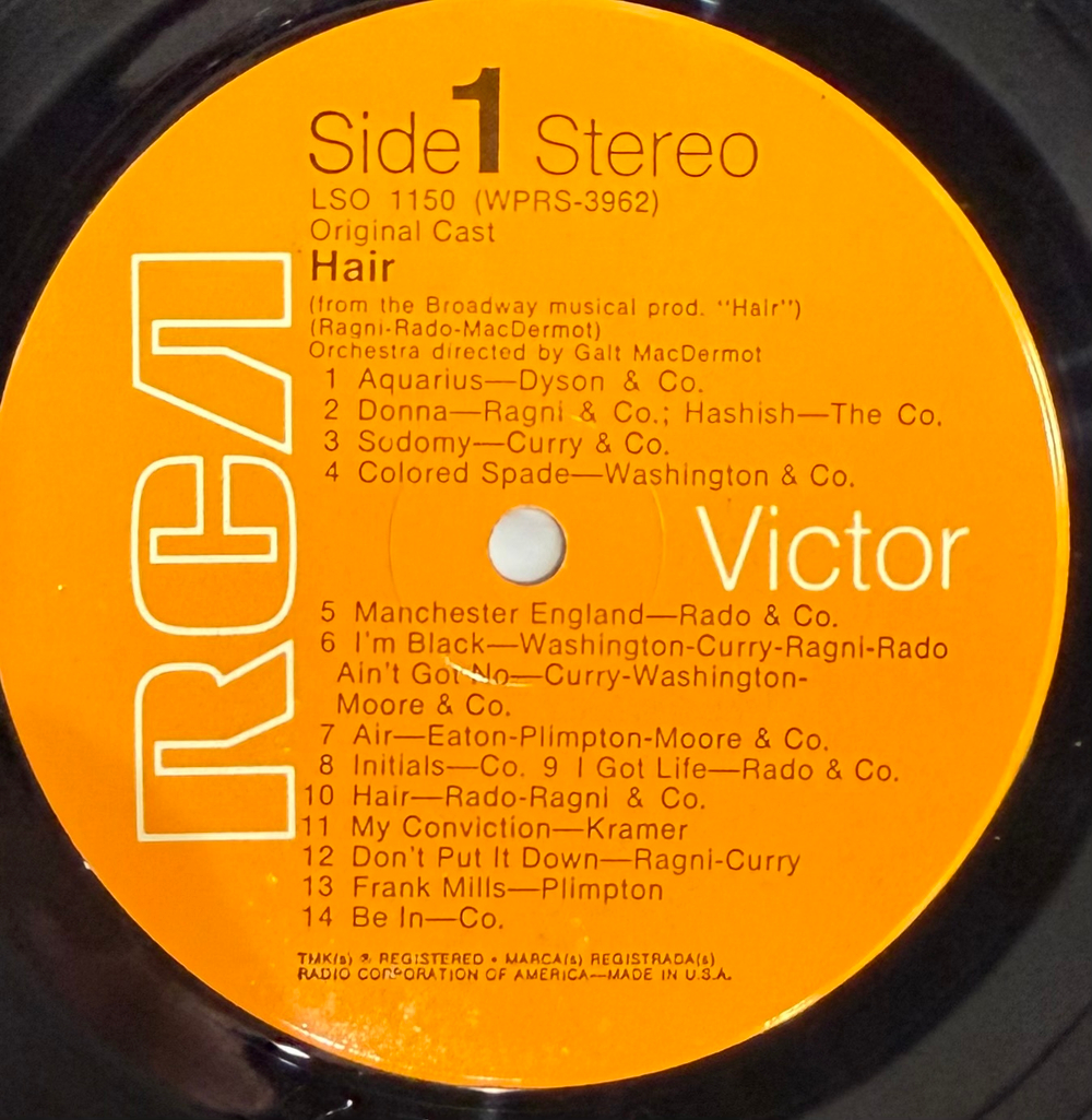 Виниловая пластинка Hair - The American Tribal Love-Rock Musical LP