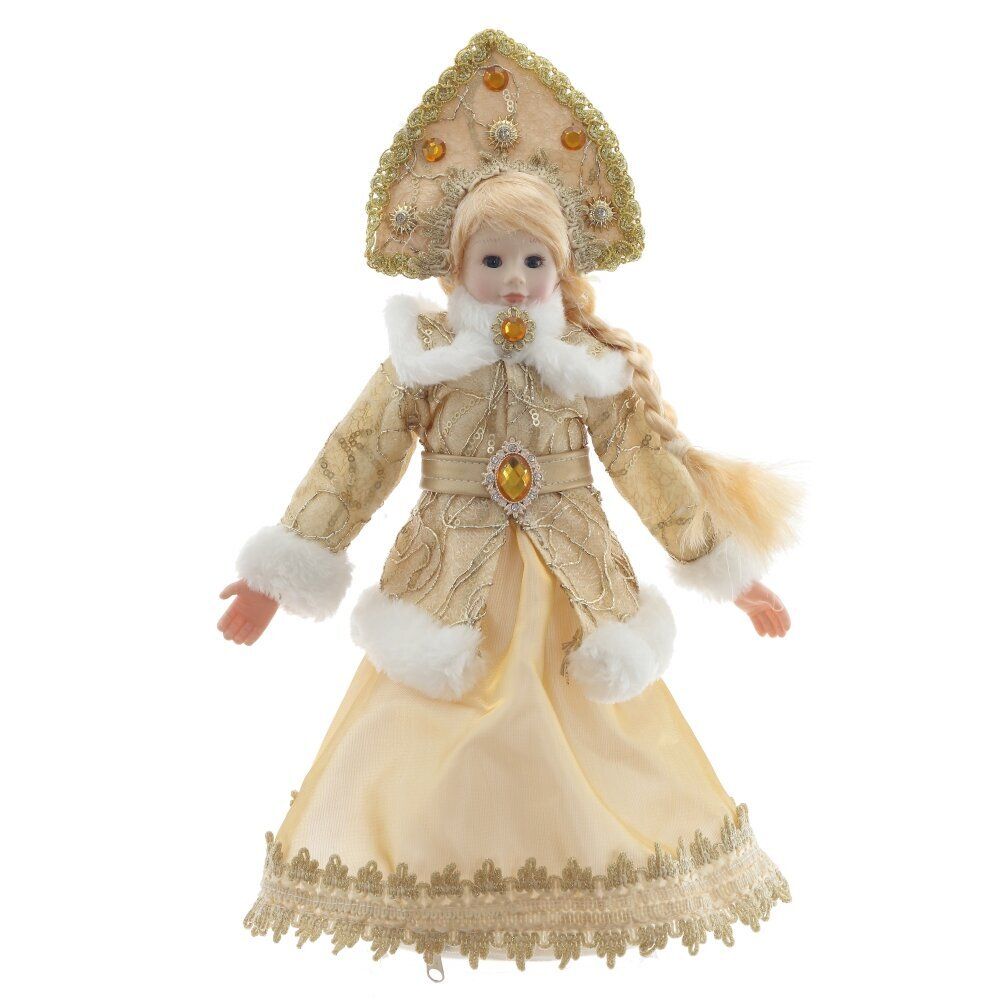 GAEM Снегурочка с ёмкостью для конфет, L18 W13 H36 см