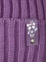 Шапка со снудом для девочки демисезонная