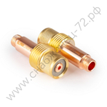 FoxWeld Корпус цанги 2,4мм газ.линза (701.0207/TE0006-24, пр-во FoxWeld/КНР)