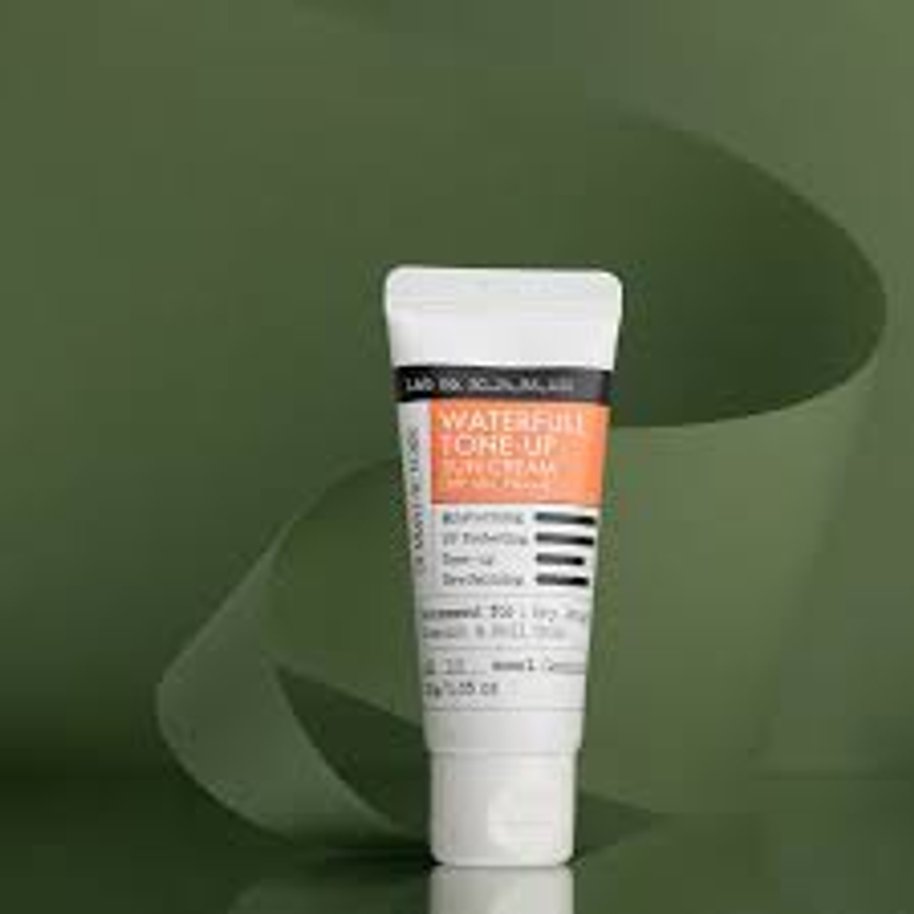 Крем солнцезащитный увлажняющий Derma Factory Waterful tone-up sun cream SPF 50+ PA+++, 30 мл