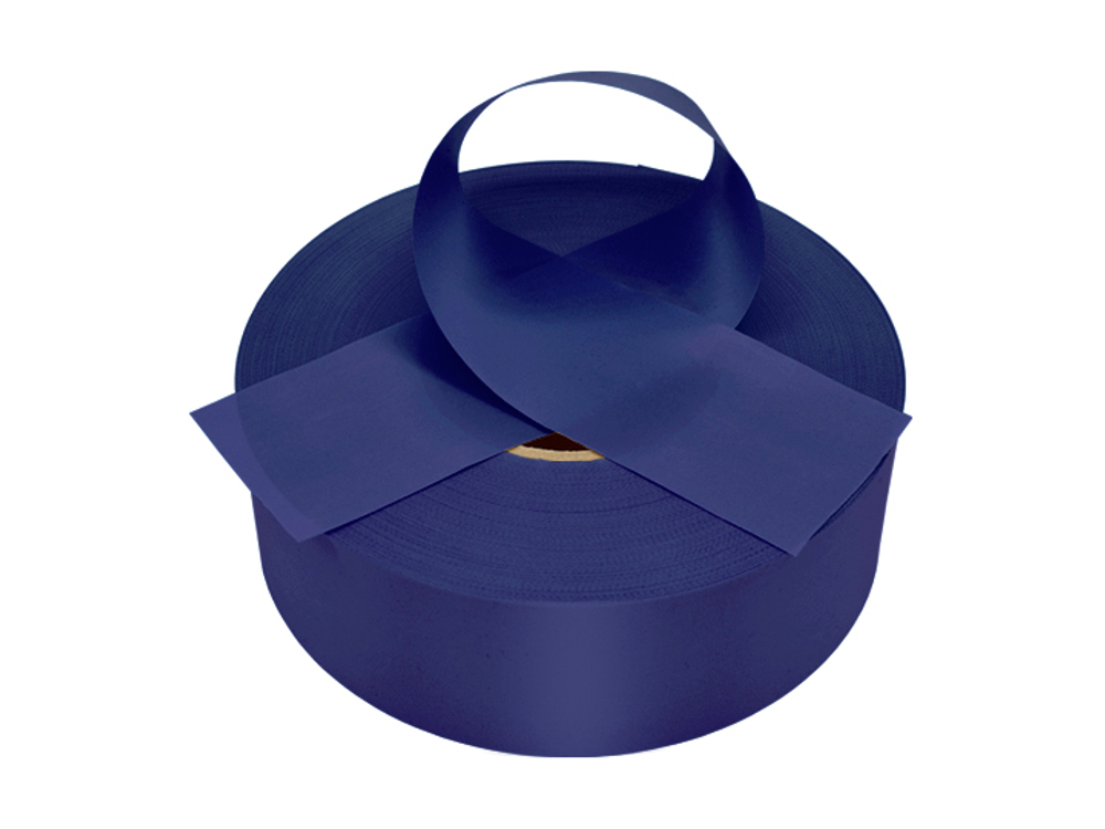 Лента плиссированная для наградных розеток. 074 темно-синяя