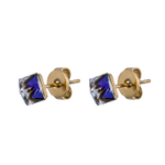 Серьги пусеты Fiore Luna Crystal Blue SWE0127/2 B G