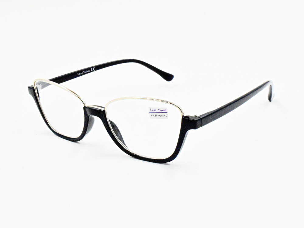 Готовые очки LUXE VISION 7008 C1 ЧБ +2 50