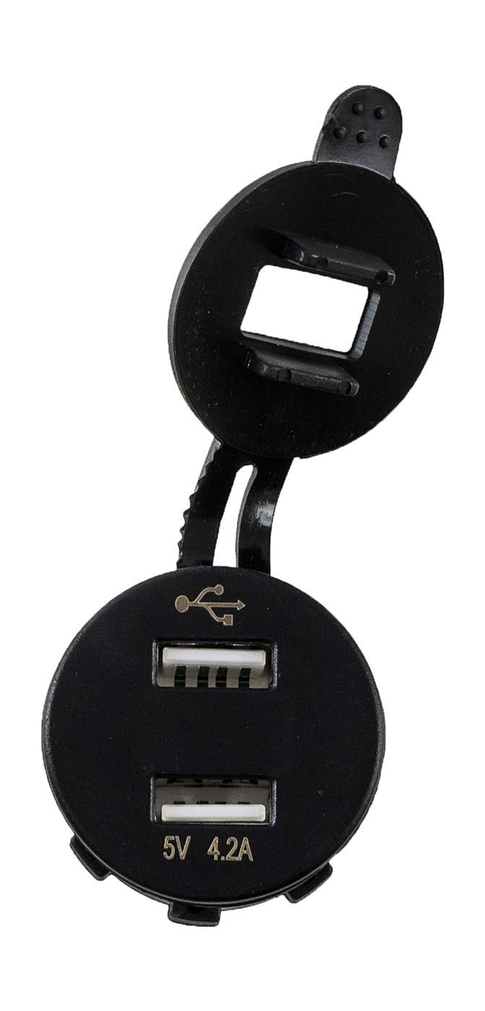 Разъем USB 5В 4.2А и вольтметр 5-30В