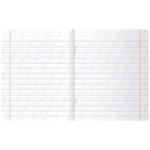 Тетрадь школьная А5 12л косая линия светло-сиреневая "Первоклассная" (BG)