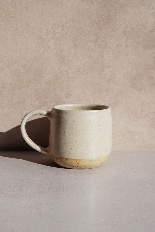 Чашка светло-бежевая, 350 мл / Titkova ceramic