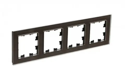 ATLASDESIGN NATURE 4-постовая РАМКА, ОРГАНИЧЕСКОЕ СТЕКЛО МОККО