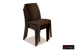 Стул стопирующийся без подлокотников Bica VIRGINIA (B:Rattan)