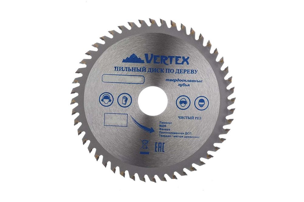 Диск пильный по дереву (190х30-20 мм; 36 зубов) Vertextools 190-36-30