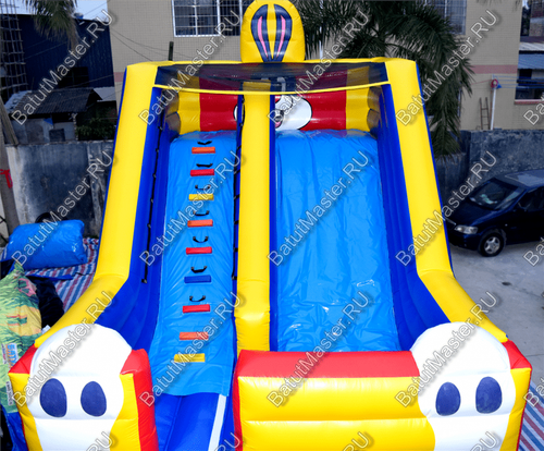 Детский надувной батут-горка "Зайка" 7*5*5 м