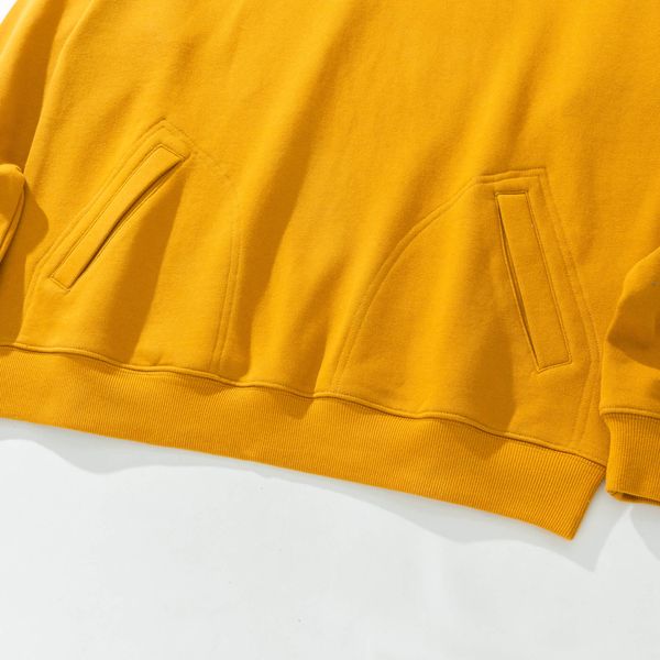 Худи PUFF Half Zip Горчичный - фото 6