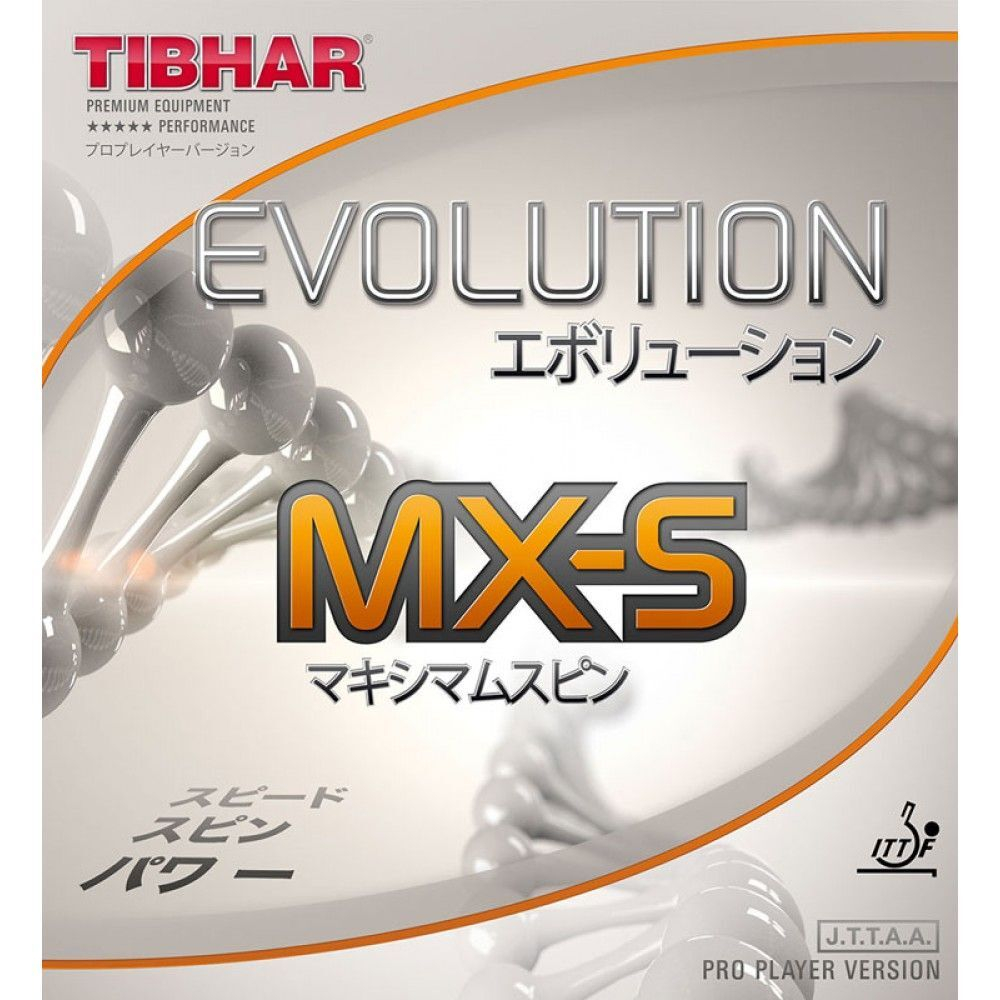 Накладка Tibhar EVOLUTION MX-S, цвет красный, толщина 1.9