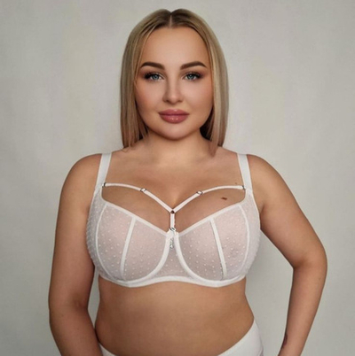 Белый горошек