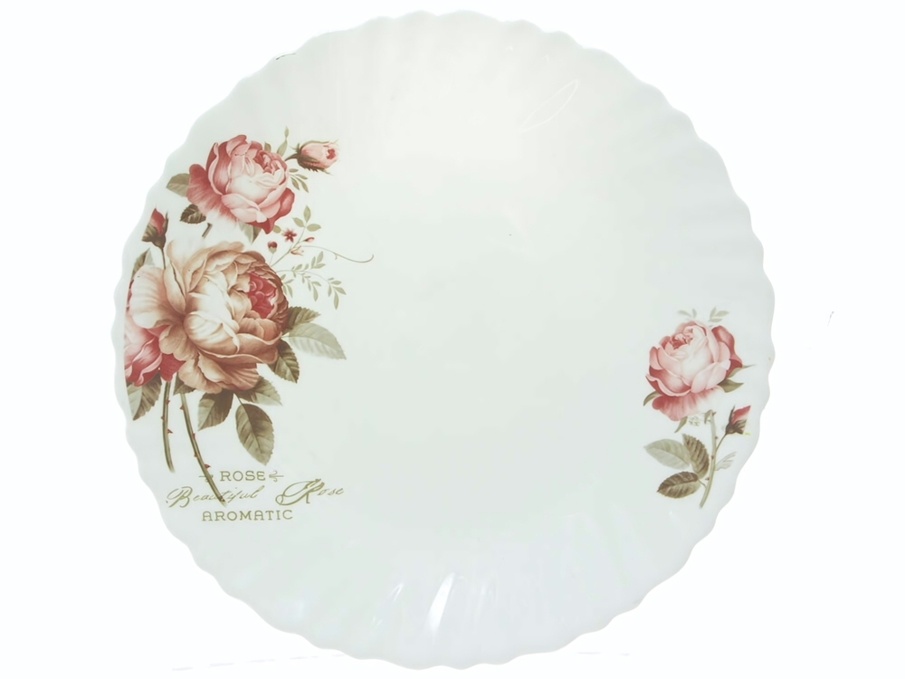 Тарелка десертная 19см Чайные розы (тонк.) (78911)