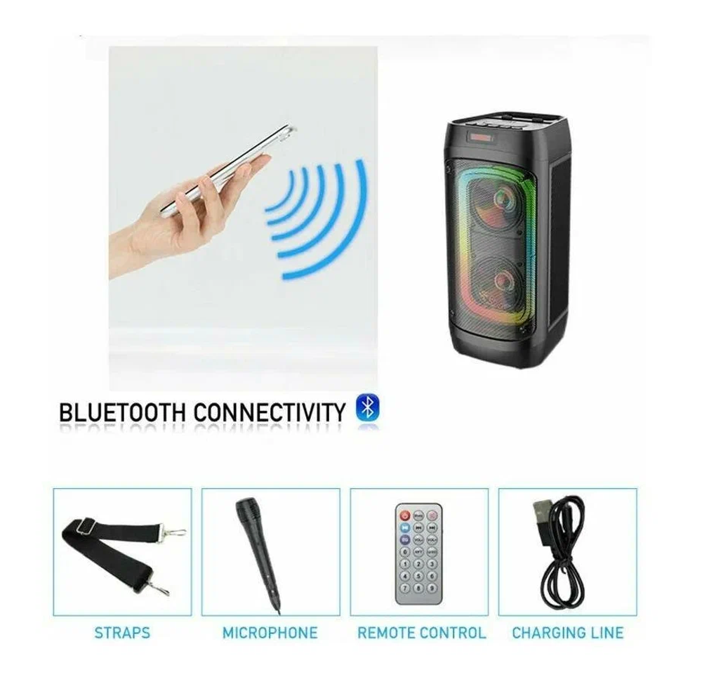 Беспроводная колонка BT Speaker ZQS-4245 30W/3.6A Караоке