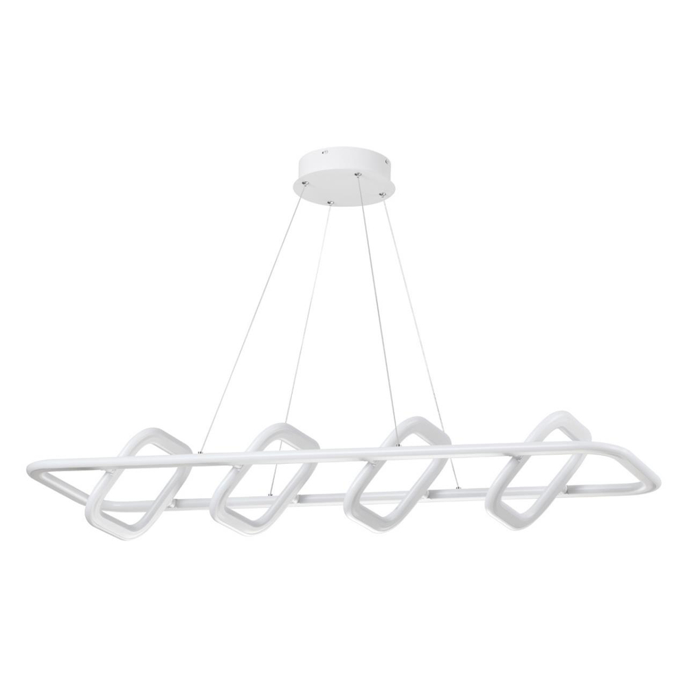 359184 OVER NT23 312 белый Светильник подвесной диммируемый, в комплекте пульт ДУ IP20 LED 4000К 175W 220V ONDO