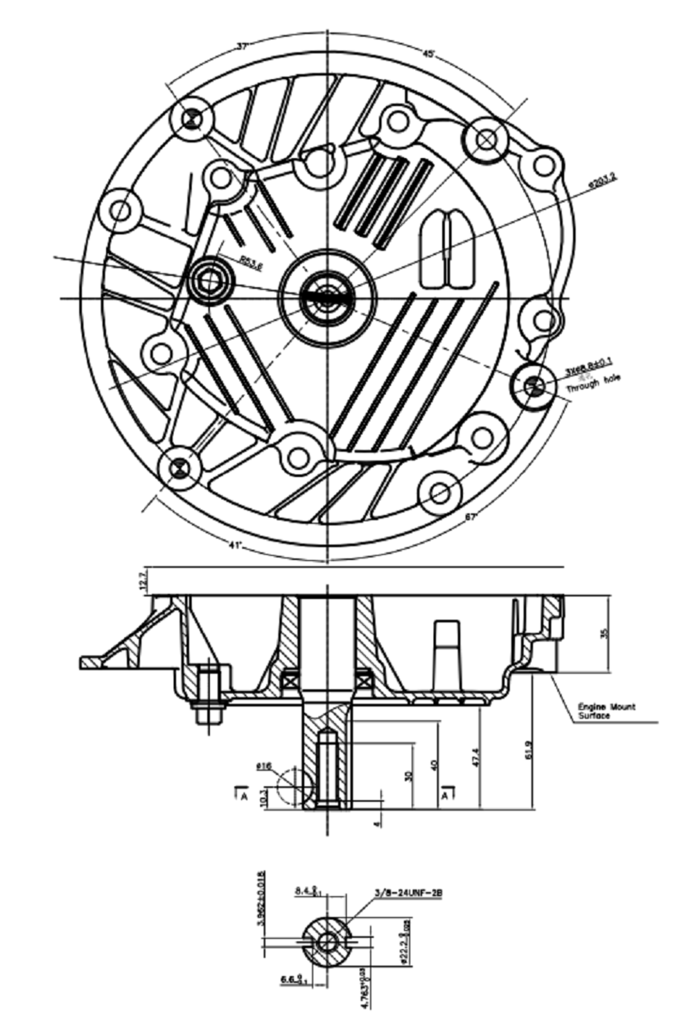 Двигатель Loncin LC1P75F (B type) D22,2
