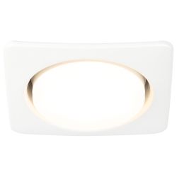 Светильник встраиваемый ЭРА KL71 WH /1 (к) под лампу GX53 белый термокольцо в комплекте