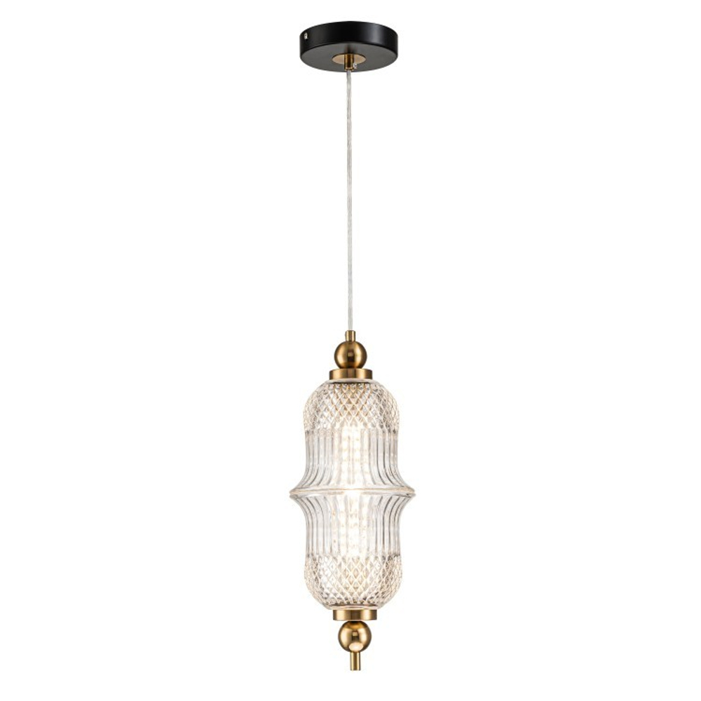 Светильник подвесной Belfast Herbison A1953 / B CL GL Золотой / Стекло / Прозрачный