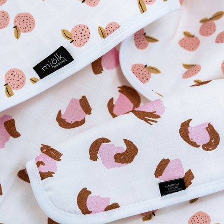 Муслиновое утеплённое одеяло Mjölk Персики