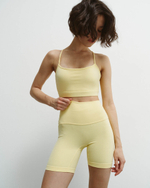 Велосипедки Bella Mini Shorts in Butter