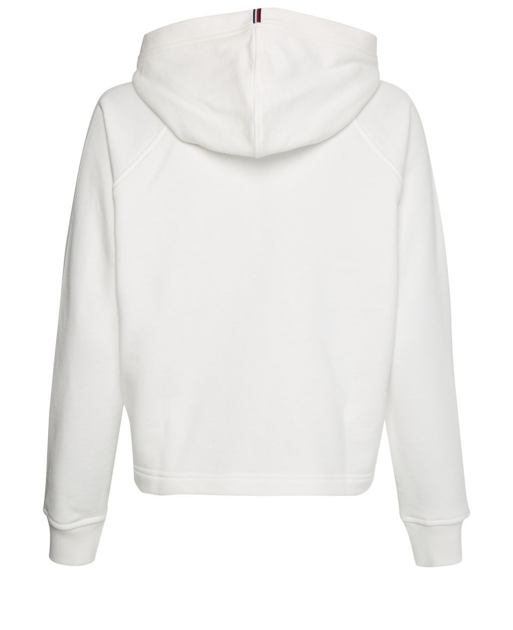 Женская теннисная куртка Tommy Hilfiger Relaxed TH Graphic Hoodie - ecru
