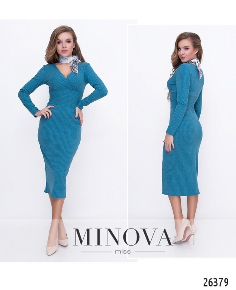 Платье 1117-бирюзовый Minova